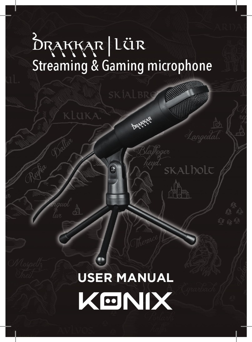 Konix DRAKKAR LUR user manual