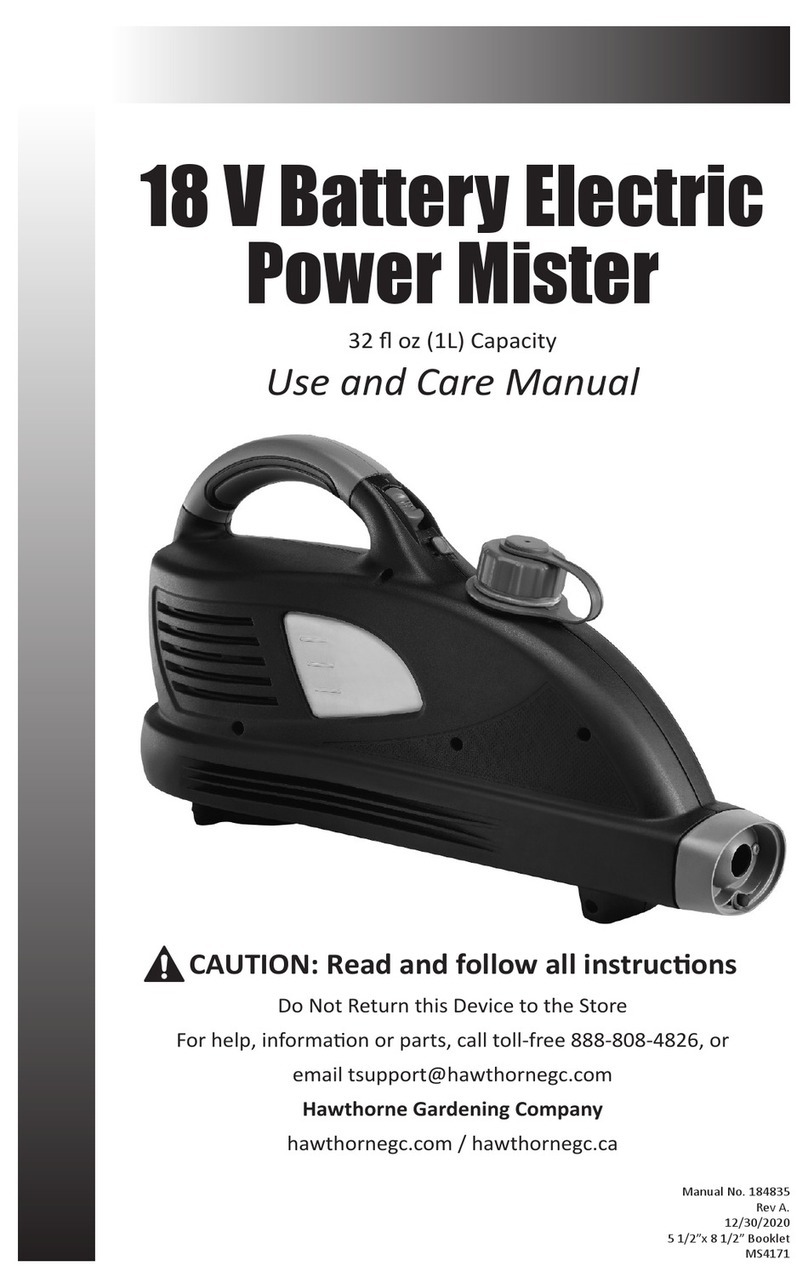 Hawthorne MS4171 use and care manual