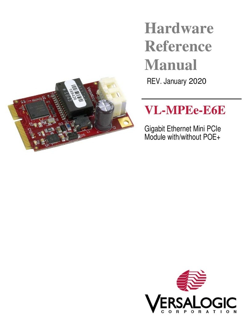 VersaLogic VL-MPEe-E6E Hardware reference manual