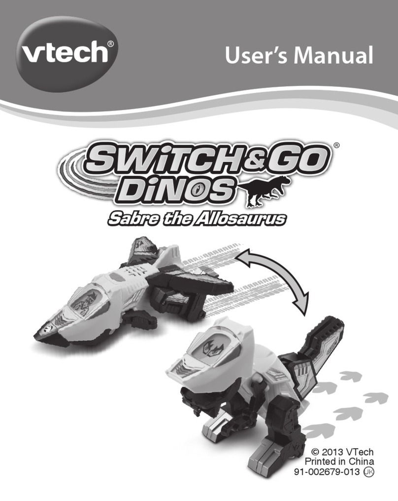 V-tech SWITCH & GO DINOS User manual