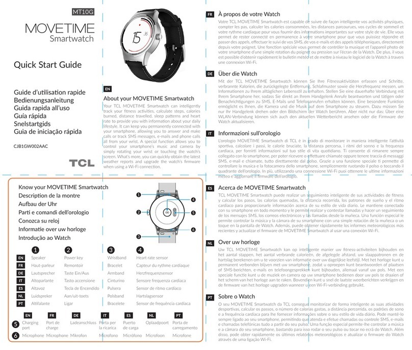 TCL MOVETIME MT10 User manual