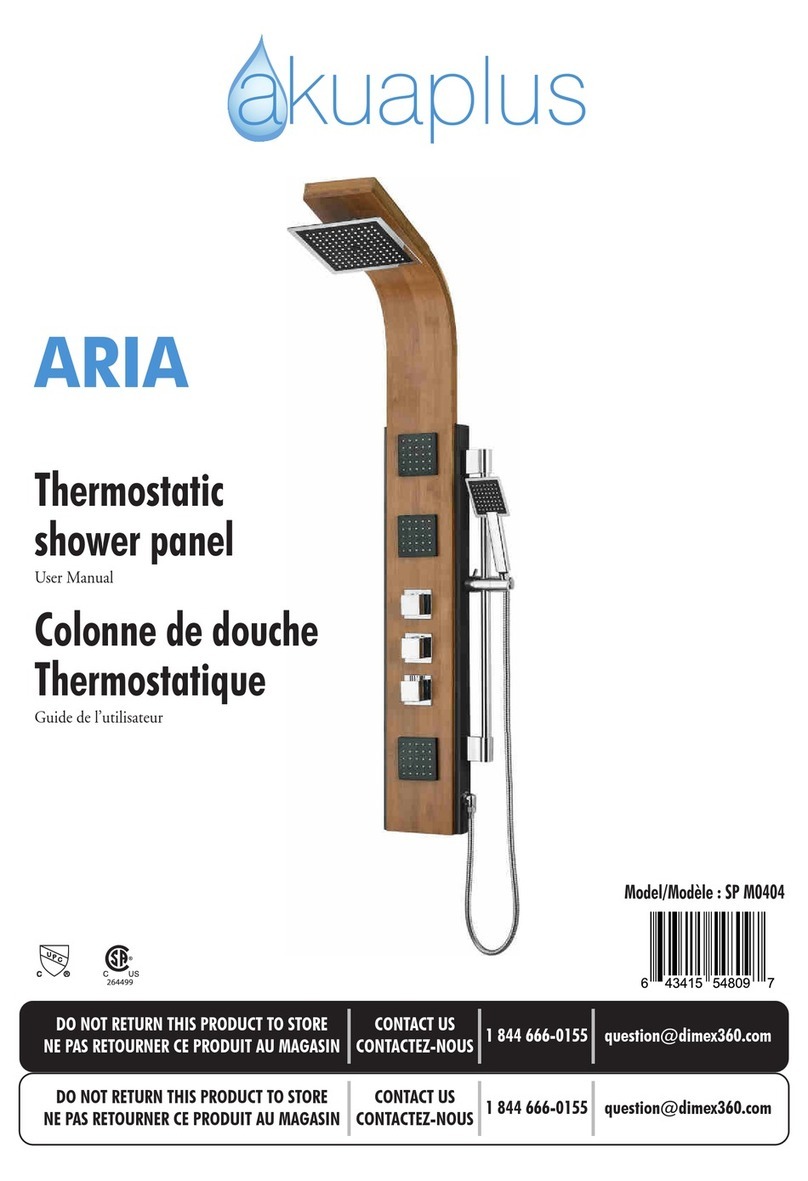 Akuaplus ARIA SP M0404 User manual