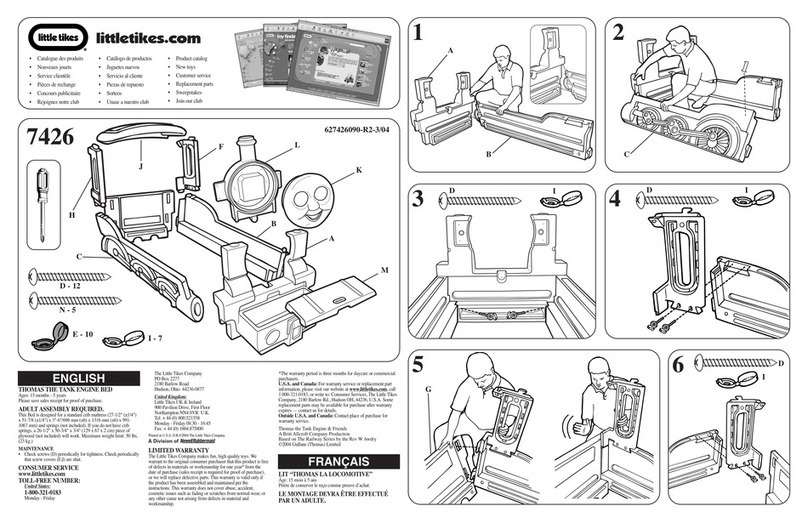 Little Tikes 627426090-R2-3/04 manual