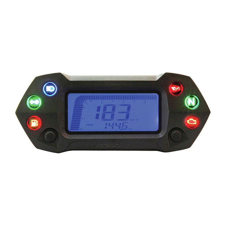 Koso DB-01R User manual