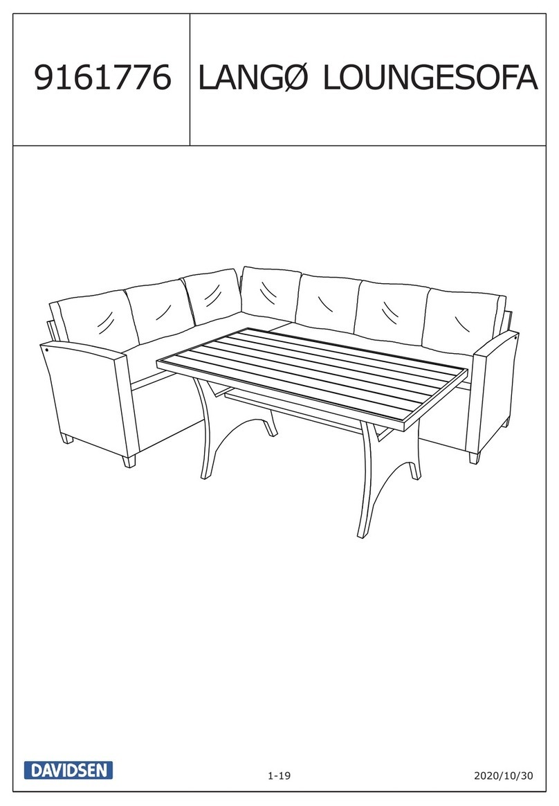 DAVIDSEN LANGO 9161776 Assembly manual