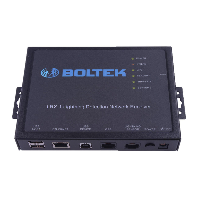 Boltek LRX-1 Installation & operation guide
