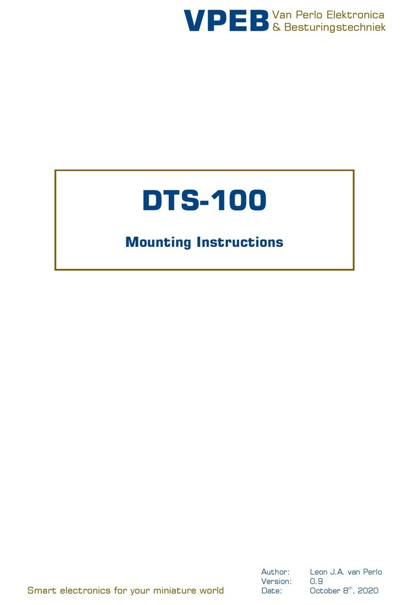 VPEB DTS-100 Mounting instructions
