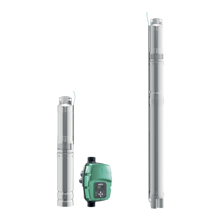 Wilo Sub TWU 3-HS Series Installation and operating instructions