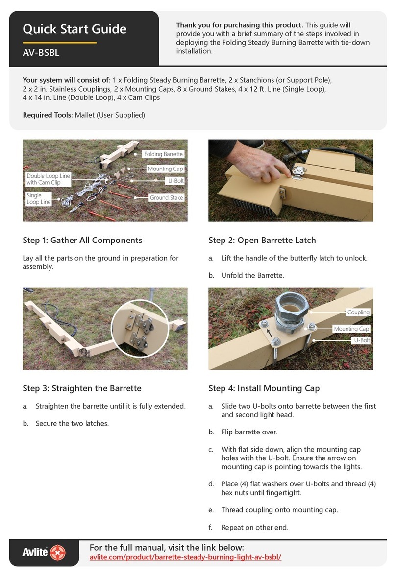 Avlite AV-BSBL quick start guide