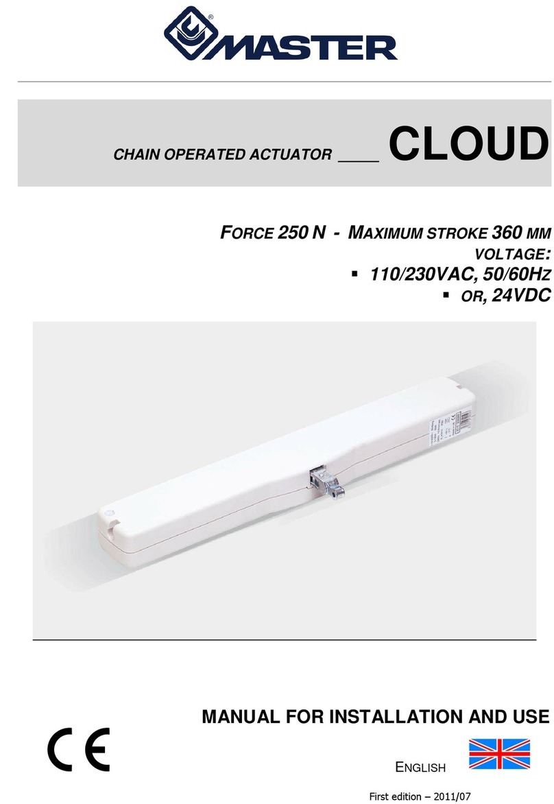 Master CLOUD Manual for installation and use