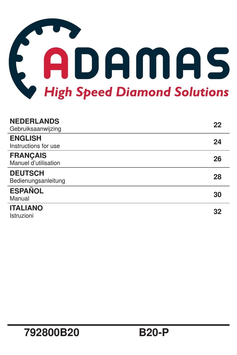 ADAMAS B20-P Instructions for use ADAMAS B20-P Instructions for use