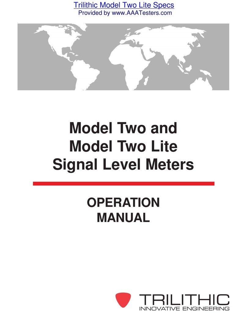Trilithic Two Operation manual