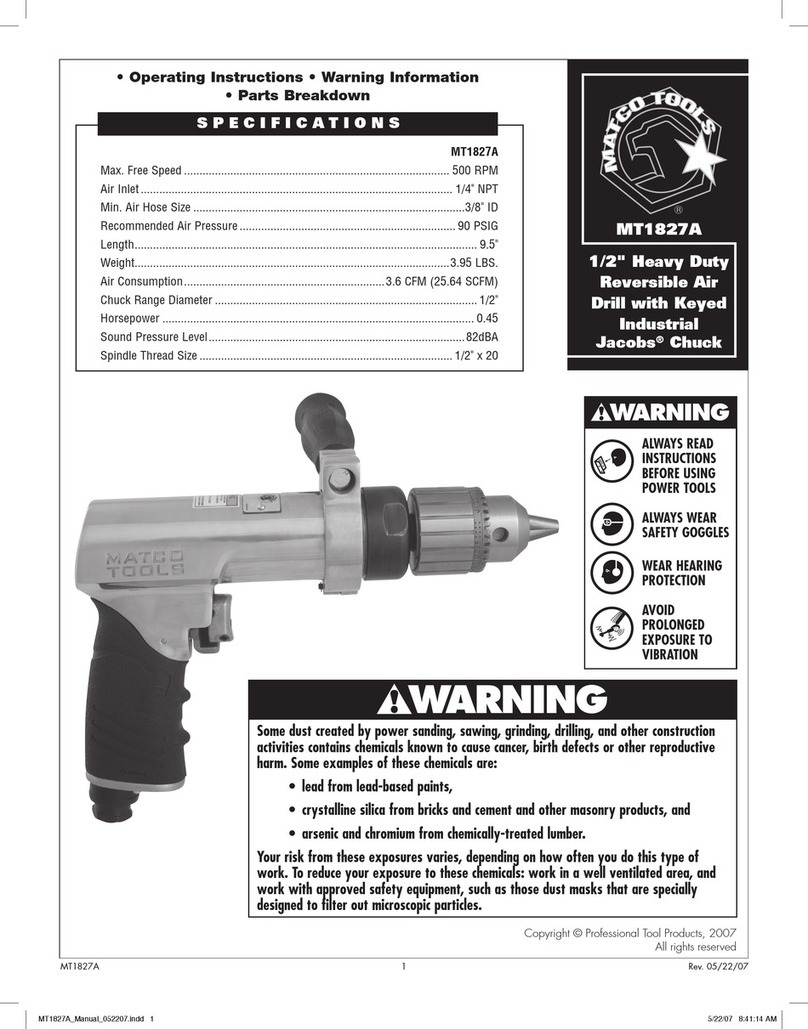 Matco Tools MT1827A operating instructions