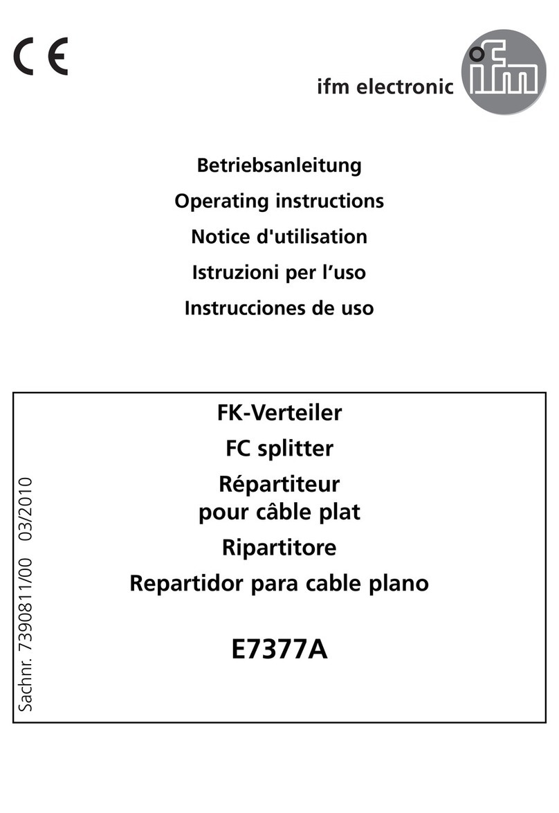 IFM Electronic E7377A operating instructions