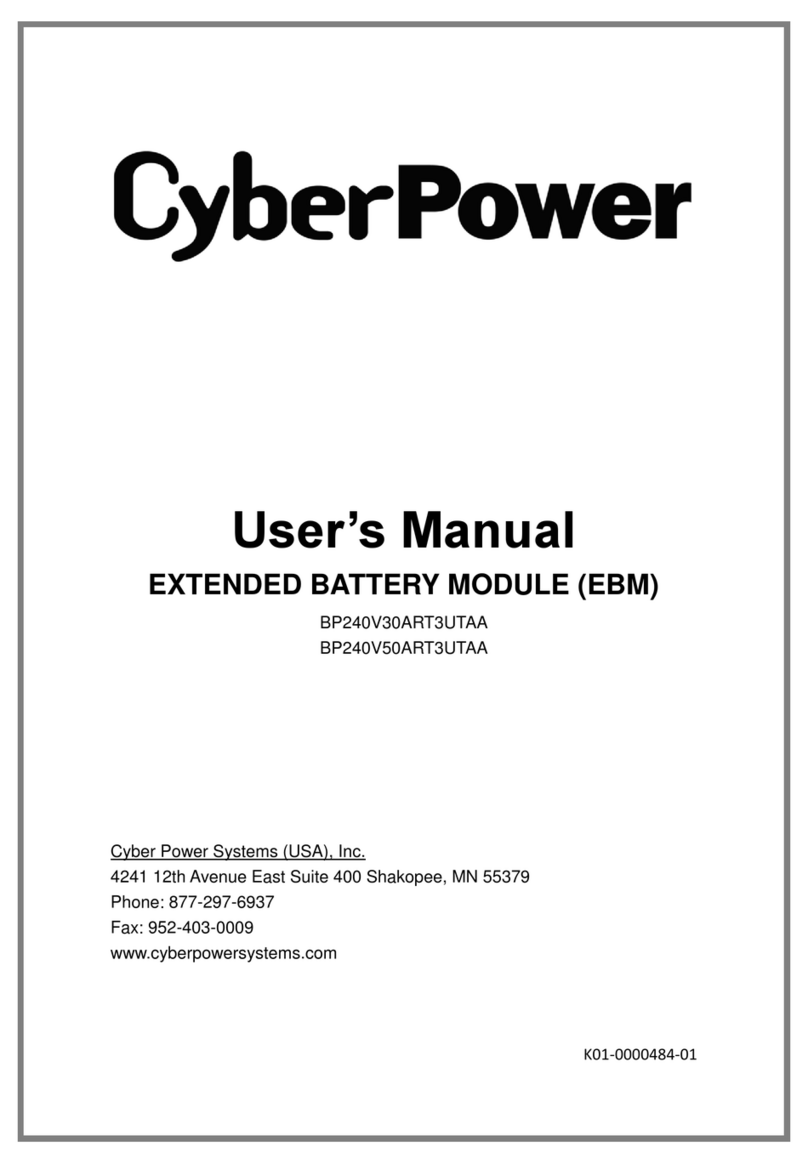 CyberPower BP240V30ART3UTAA user manual