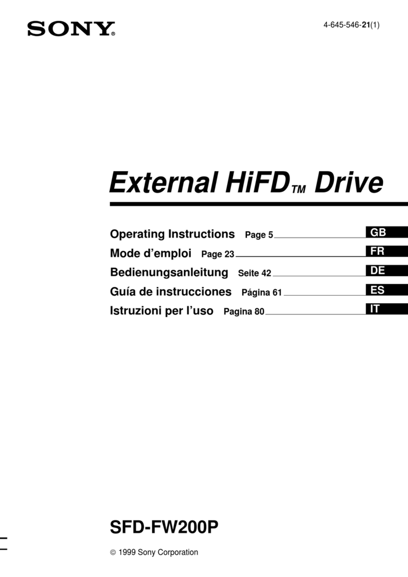 Sony SFD-FW200P User manual