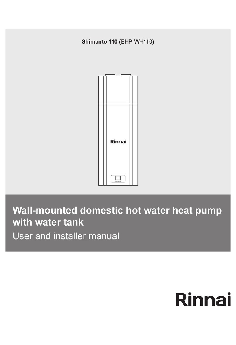 Rinnai Shimanto 110 Use and care manual