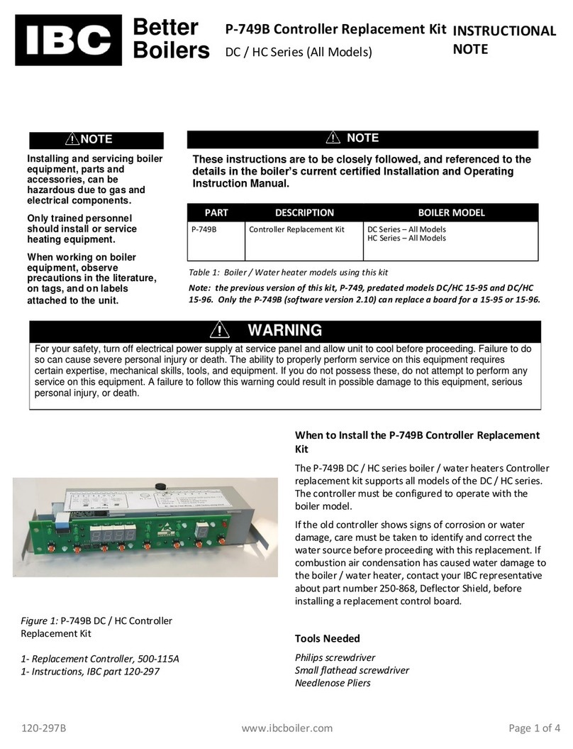 IBC P-749B Quick start guide