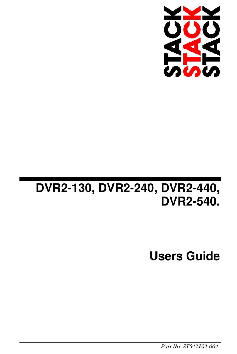 Stack DVR2-130 User manual