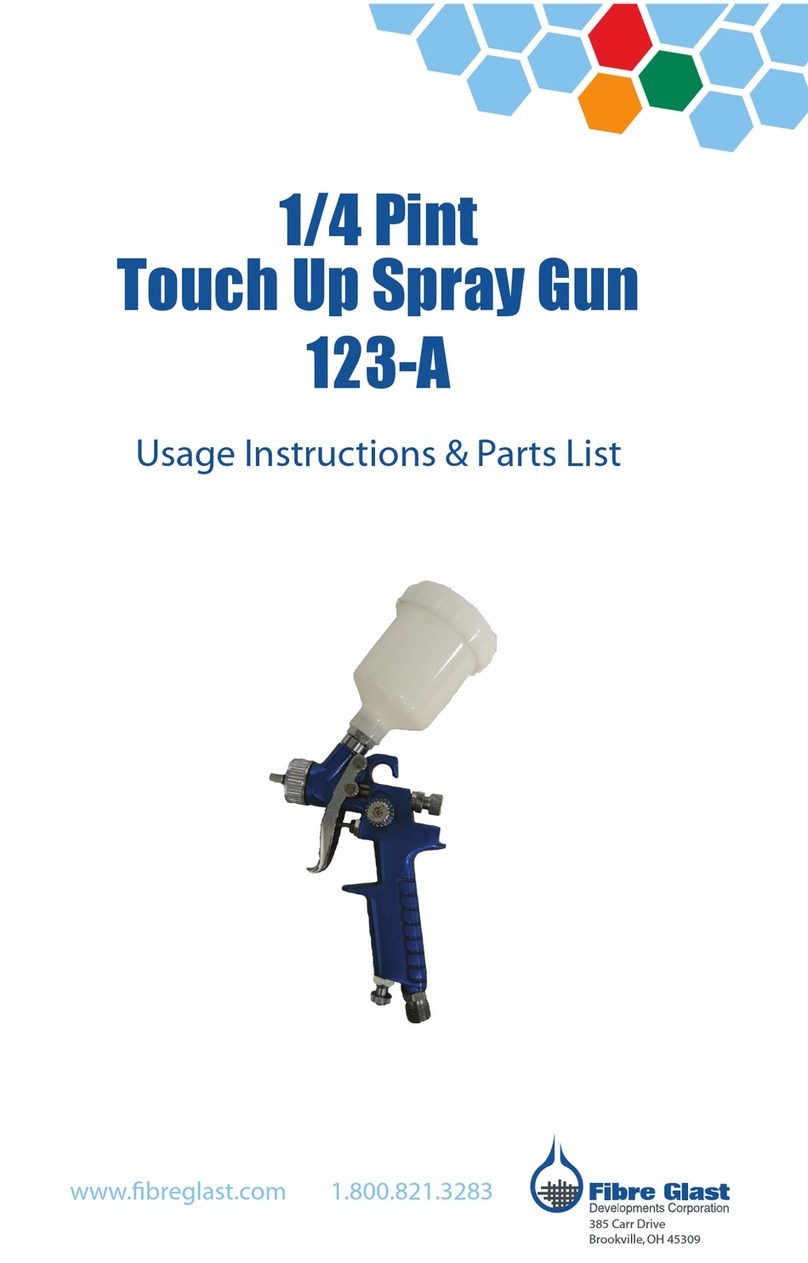 Fibre Glast 123-A Usage Instructions & Parts List