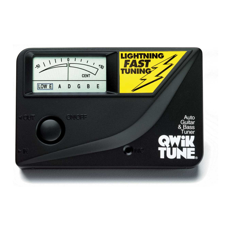 Qwik Tune QT-9 User manual