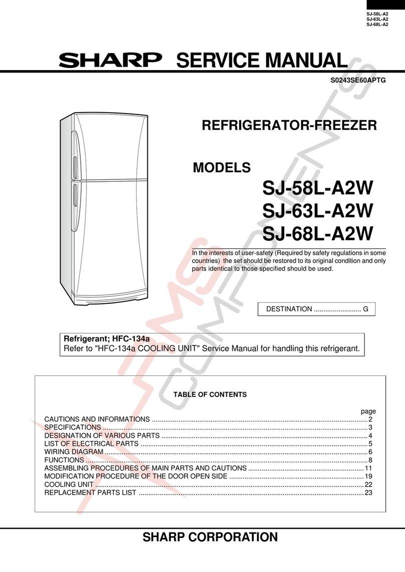Sharp SJ-58L-A2W User manual Sharp SJ-58L-A2W User manual