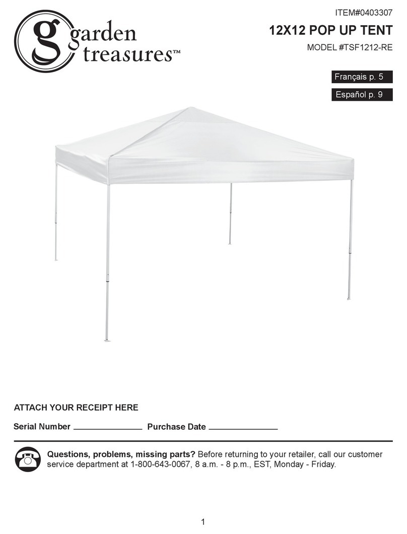 Garden Treasures TSF1212-RE User manual