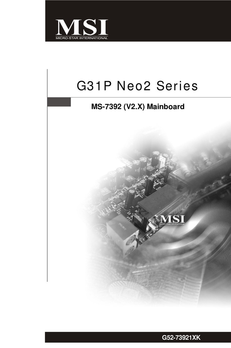 MSI G31P Neo2 Series user manual