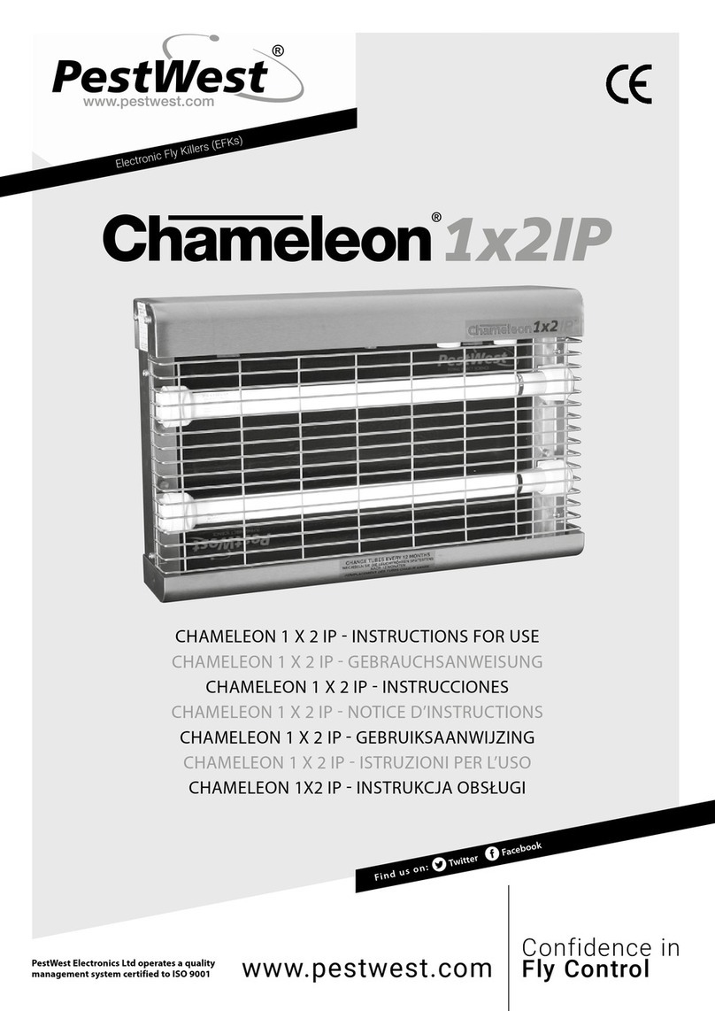 PestWest CHAMELEON 1 X 2 IP Instructions for use PestWest CHAMELEON 1 X 2 IP Instructions for use