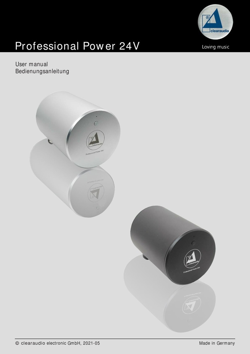 Clearaudio Professional Power 24V user manual