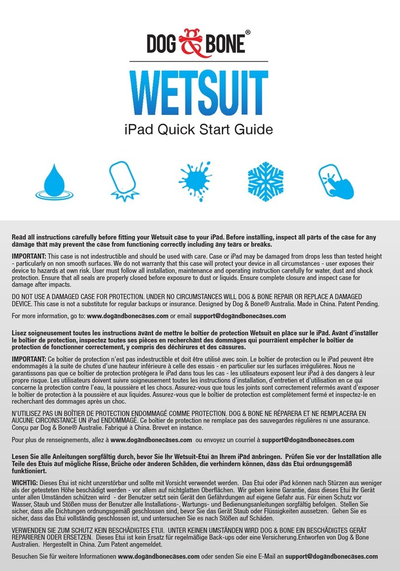 Dog & Bone Wetsuit quick start guide