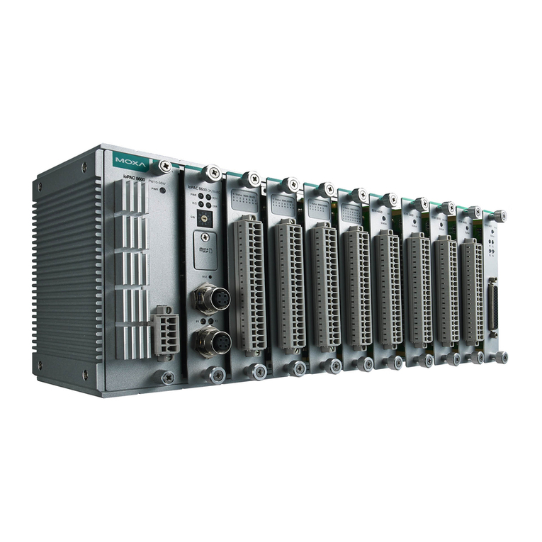 Moxa Technologies ioPAC 8600 Series Quick installation guide