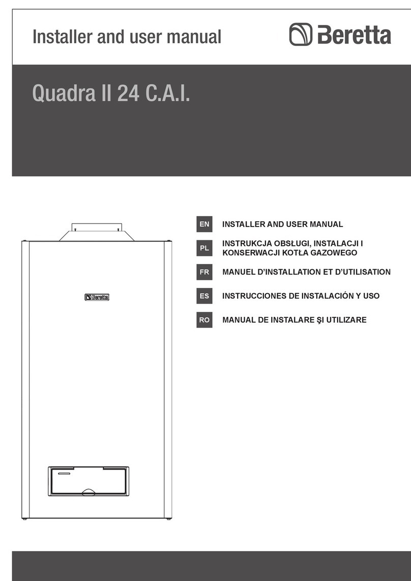 Beretta quadra ii 24 C.A.I. Operation and installation manual