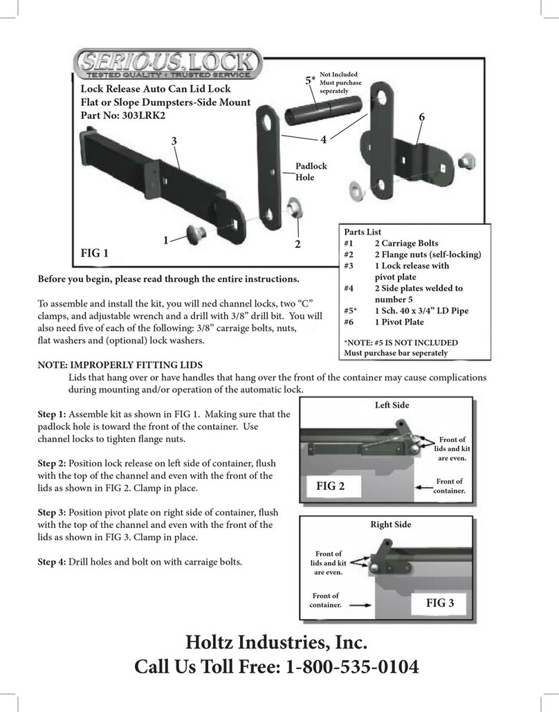 Holtz 303LRK2 quick start guide
