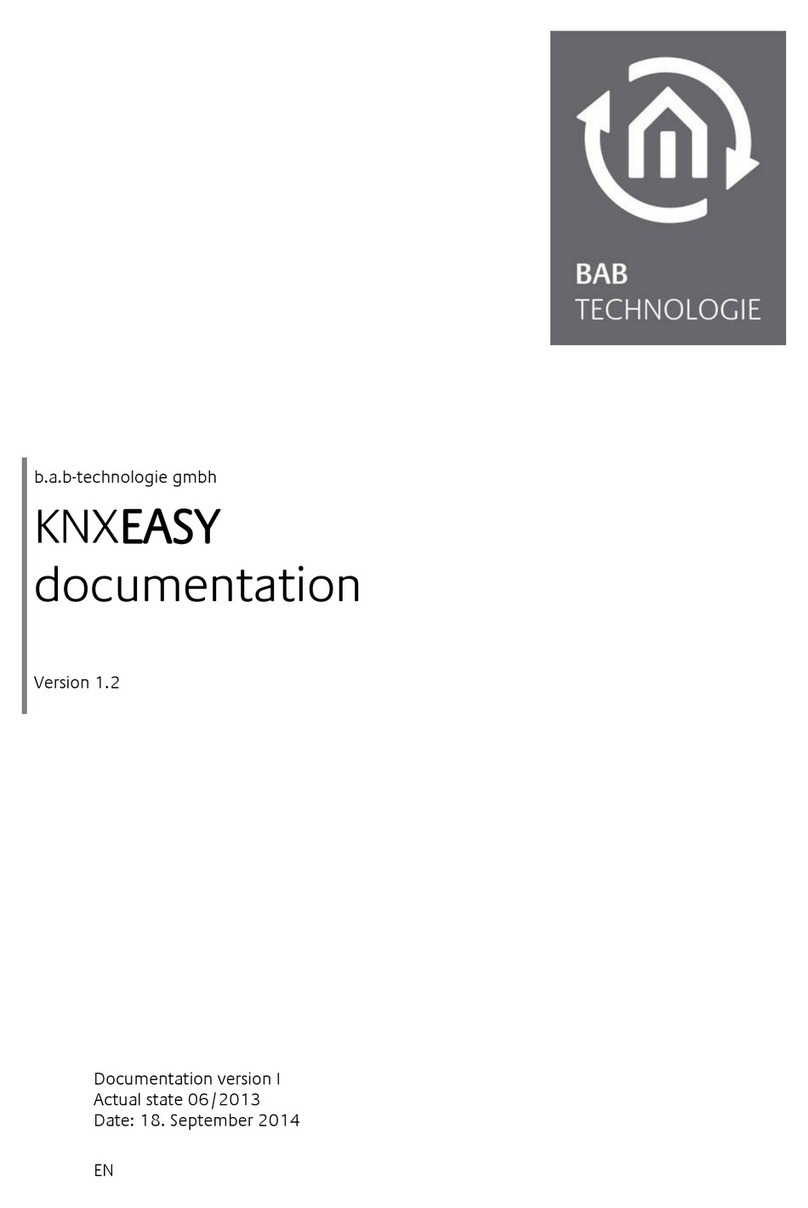 BAB TECHNOLOGIE KNXEASY Documentation