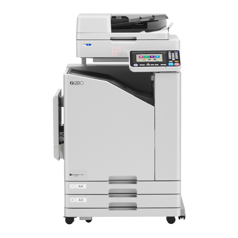 Riso ComColor FT Series User manual Riso ComColor FT Series User manual