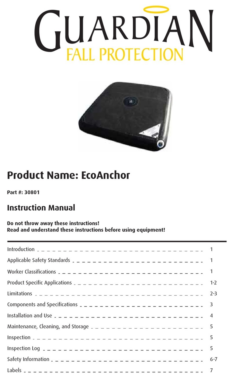 Guardian Fall Protection EcoAnchor User manual Guardian Fall Protection EcoAnchor User manual