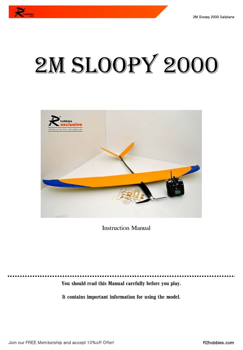 R2hobbies.com 2M Sloopy 2000 instruction manual