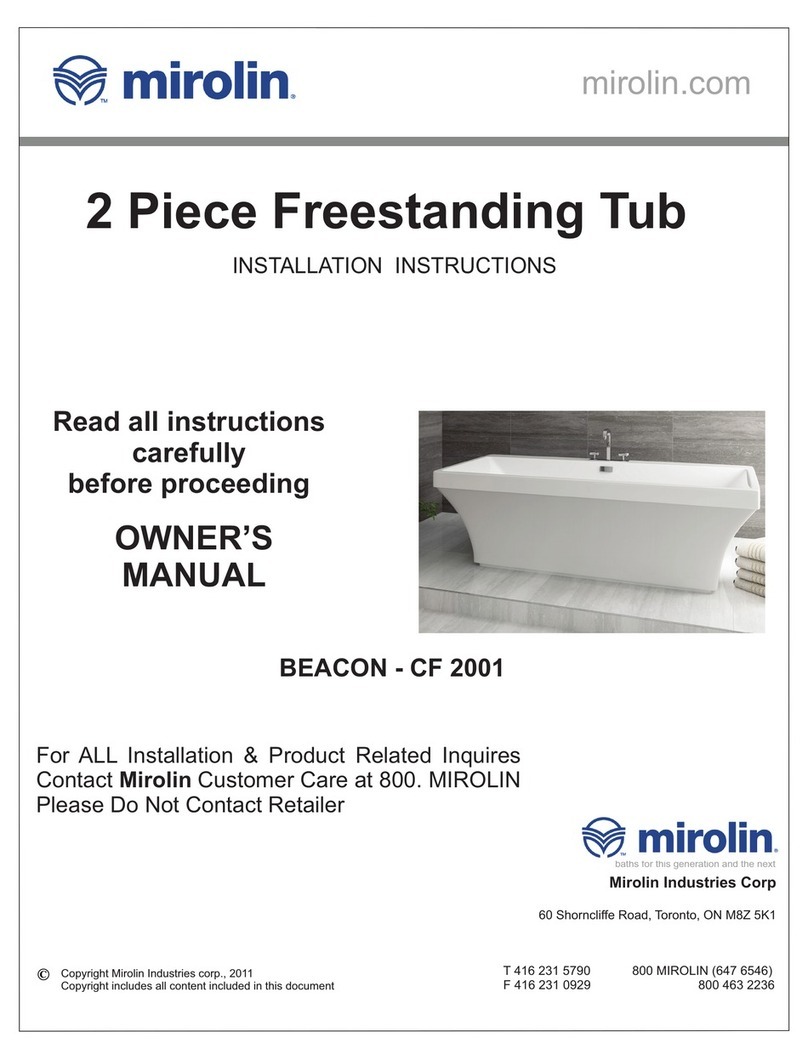 Mirolin BEACON 1 User manual
