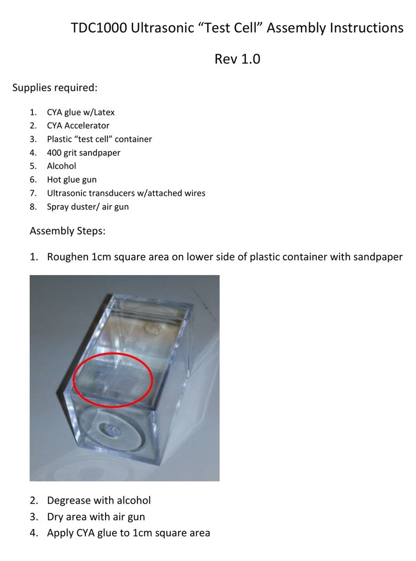 Texas Instruments TD1000 Assembly instructions Texas Instruments TD1000 Assembly instructions