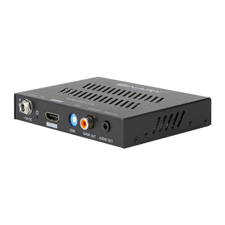 Binary 260 Series installation manual