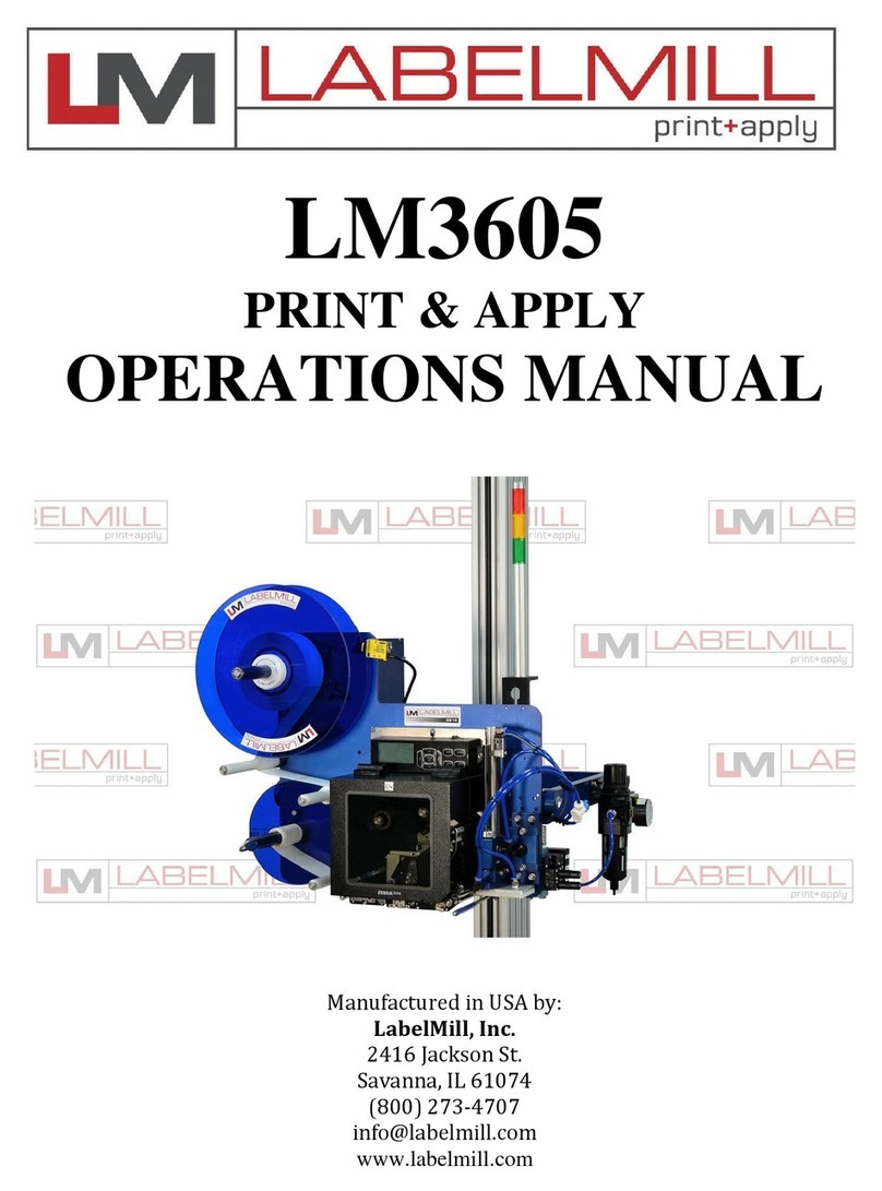 LabelMill LM3605 User manual