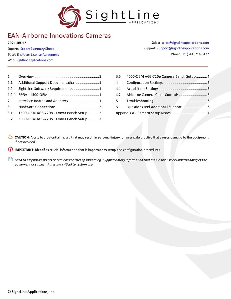 SightLine 3000-OEM User manual