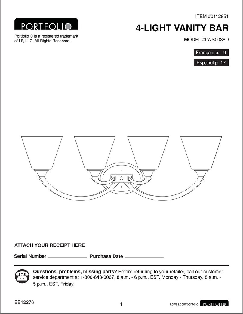 Portfolio LWS0038D User manual