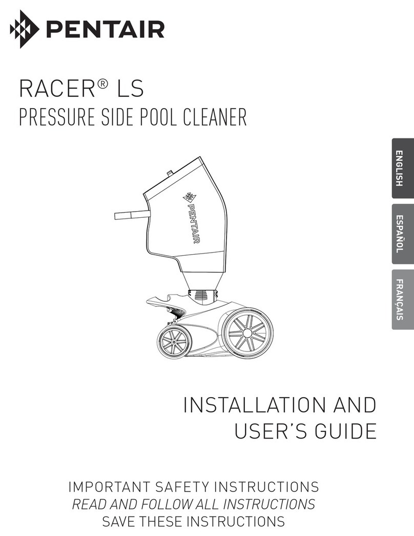 Pentair RACER LS instruction manual