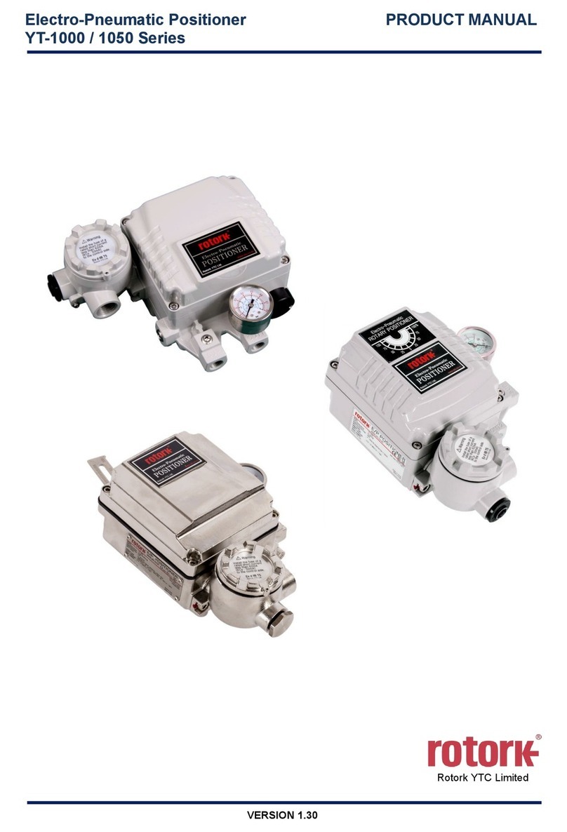rotork YT-1000 Series product manual