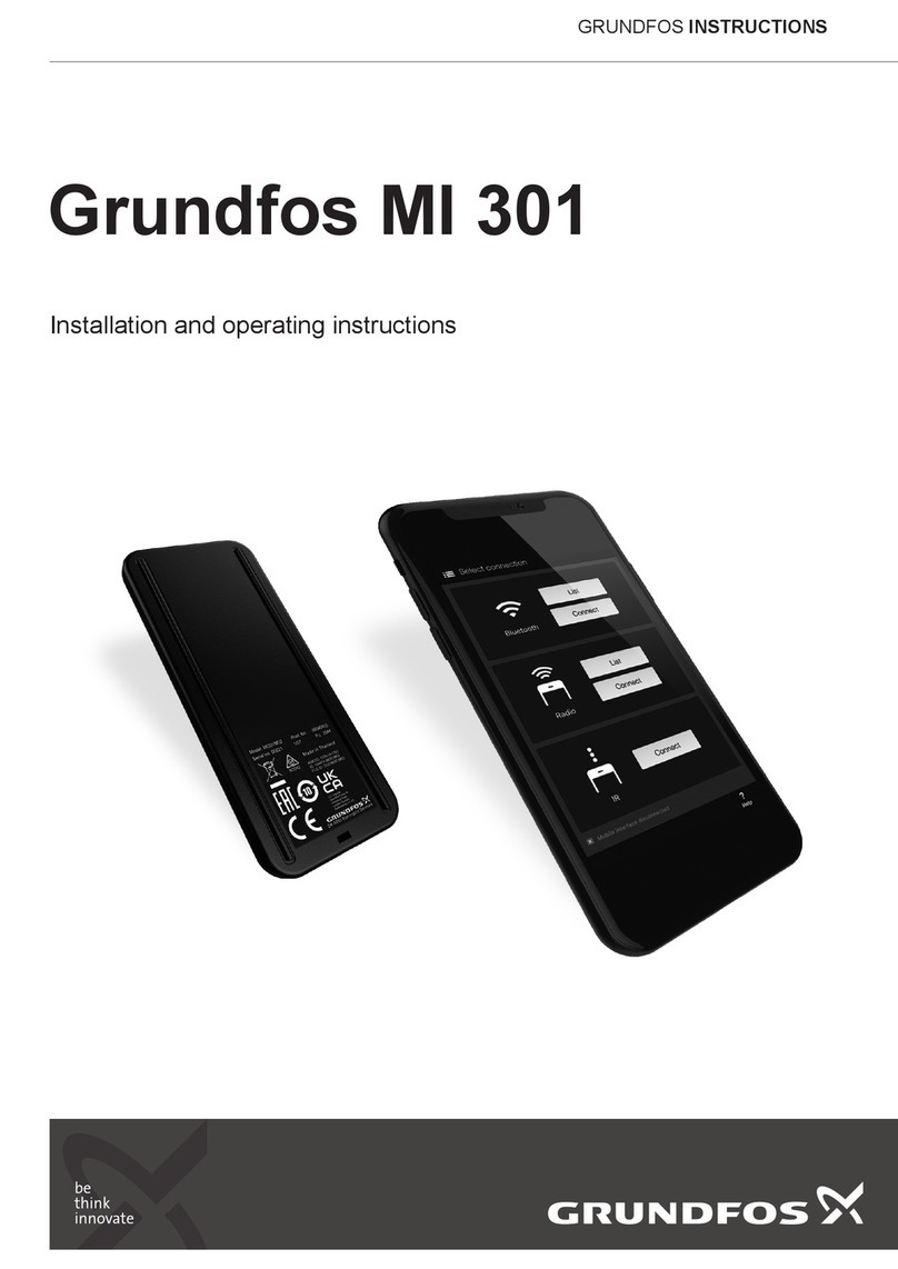 Grundfos MI 301 User manual