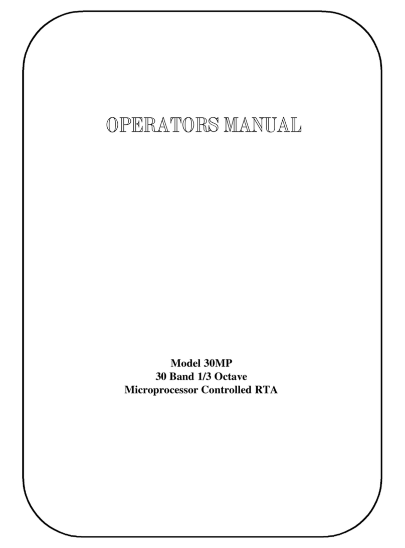 Goldline 30MP Operator's manual