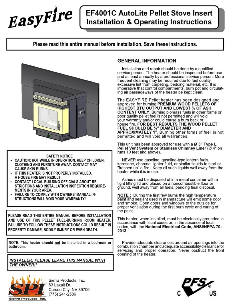 Sierra Products EasyFire EF4001C Manual