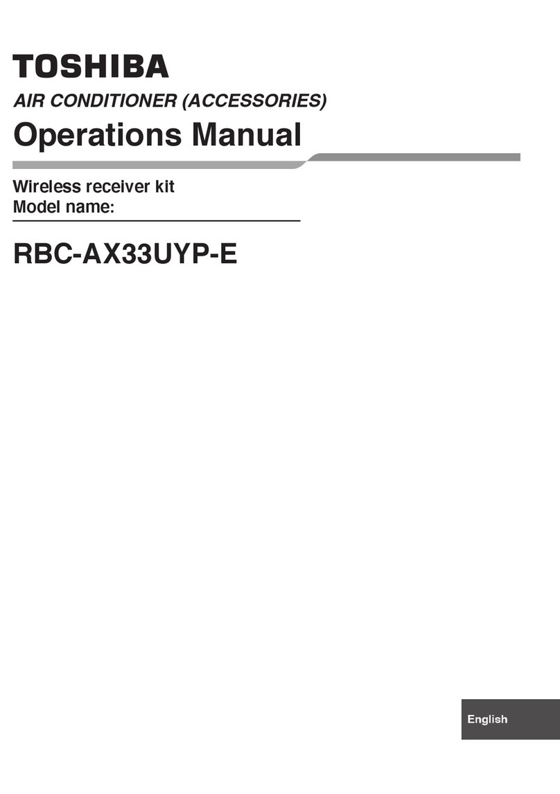 Toshiba RBC-AX33UYP-E User manual